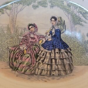 Godey Prints by Salem Vintage Platter